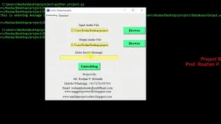 Python Code for Steganography Hiding Secret Text In Using Python Code