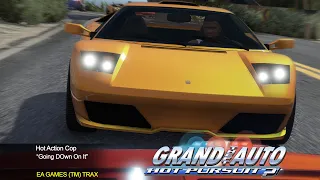 NFS HOT PURSUIT 2 INTRO REMASTERED IN GTA 5 THAT NOSTALGIA 2002 CHILDHOOD 