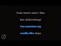 Lngshot  - Vanilla Days (Karaoke Version)