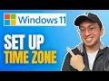 How to Set Up Time Zone in WIndows 11