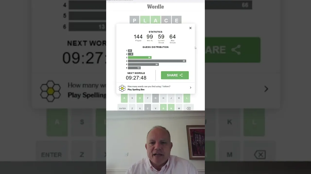 Wordle in a Minute - 13th July 2022