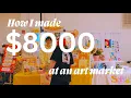How I Made 8 000 in 2 Days at an Art Market Renegade Craft New York Small Artist Life