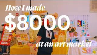 how i made 8 000 in 2 days at an art market renegade craft new york small artist life