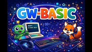 GW-BASIC for Beginners Part 2 Learn how to Print Text Basic Commands in a Fun Way
