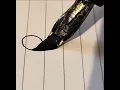 Artist s Arrowflex Steel Fountain Pen Flex Nib Demo