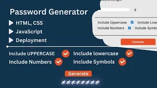 Build Your Own Password Generator Using JavaScript Now No Regrets