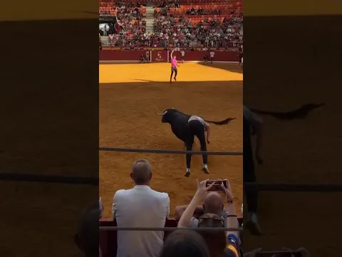 ESPECTACULAR SALTO EN LA PLAZA DE ILLESCAS (TOLEDO)