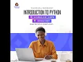 Introduction To Python - Technical Workshop