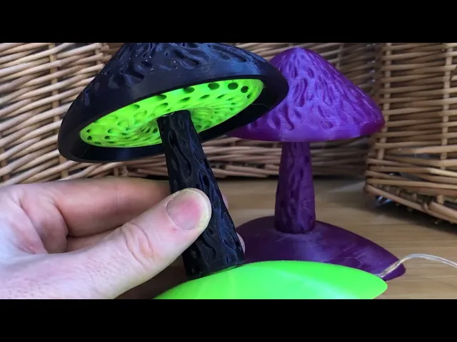 Modular Mushroom Lamp video thumbnail
