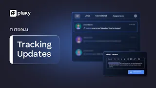 Plaky Tutorial Tracking Updates
