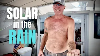 SOLAR INSTALL in a RAINSTORM! | SailAway 283