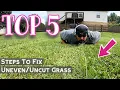 5 Steps to Fix Mowers Uneven Cut Leaving a Strip of Grass DIY How To