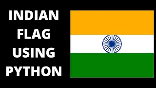 Indian Flag using Turtle in Python Step by Step Tutorial