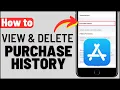 View Delete Purchase History for App Store on iPhone 2023