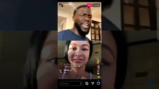 KEVIN HART AN INSTAGRAM LIVE WITH DRAYA MICHELE TALKING ABOUT STATE THAT START WITH LETTER M