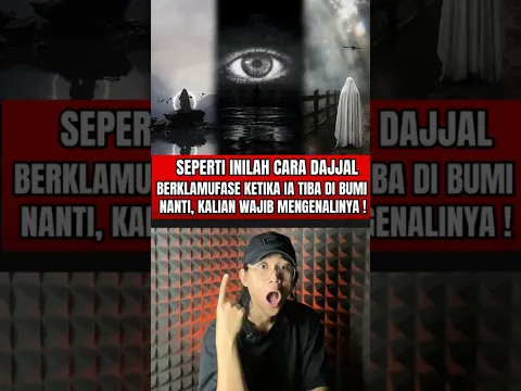 Inilah Cara Dajjal Berklamufase ketika ia Tiba di Bumi Nanti, Kalian Wajib Mengenalinya ! #shorts