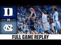 Duke vs North Carolina Full Game Replay 2024-25 ACC Men s Basketball