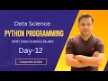 Python Programming Day-12 NumPy Numerical Python Data Data Science
