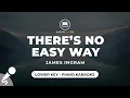 Download Lagu There's No Easy Way - James Ingram (Lower Key - Piano Karaoke)