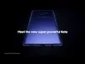Lagu The new super powerful Note: Samsung Galaxy Note9