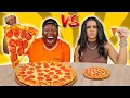 GIANT VS TINY FOOD CHALLENGE