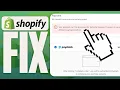How To Fix Processing Error Customer Payments in Shopify 2025