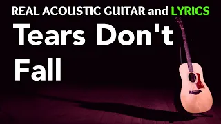 bullet for my valentine tears dont fall acoustic karaoke backing track key gm 150 bpm
