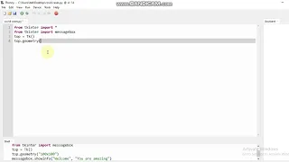 Create a Dialogue box Using Python Tkinter Library Easy Python Tutorials Mudit Vij