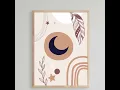 Modern Printable Boho Prints Mid Century Wall Art