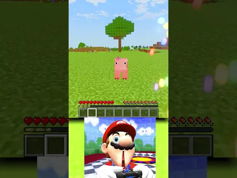 NEW PIG for a RIDE in MINECRAFT!!! #mario_plays #minecraft #minecraftmemes #waitwhatminecraft