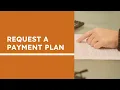Requesting a Payment Plan