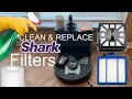 How to clean and replace Shark robot filters