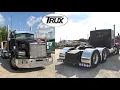 kenworth gets custom T-BAR and TRUX fenders dual revolution lights