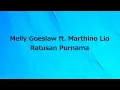 Melly Goeslaw ft Marthino Lio - Ratusan Purnama || Sigma Video Lirik