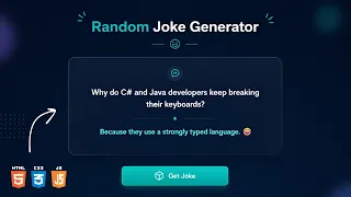 Random Joke Generator Learn Fetch API DOM Manipulation