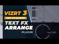 Vizrt 3 Text FX Arrange Plugin Tutorial