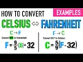 CONVERTING CELSIUS TO FAHRENHEIT VICE VERSA