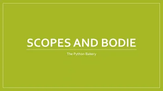 Lesson 2B1 Scopes and Bodies Bart
