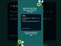 Python Trick 45 Check Palindrome Using One Line Logic