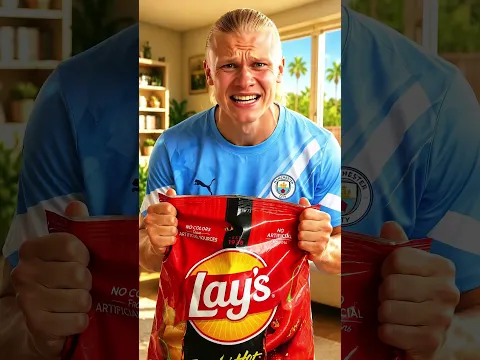 ¡Haland ROBA las papas de Ronaldo pero PIERDE😱🍟!. Ronaldo🐐, Messi👑 y Haland⚽️.
