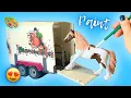 Horse DIY painting Schleich model Customise Schleich horse tutorial horse toy