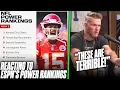 Pat McAfee Reacts To ESPN s TERRIBLE Week 2 NFL Power Rankings