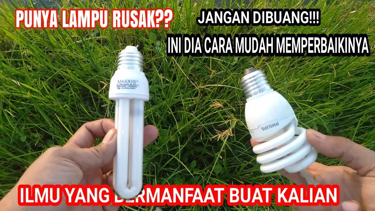 1) cara membuat lampu saat listrik padam || cara membuat lampu padam