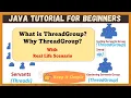ThreadGroup in Java Java Thread group Java for beginners