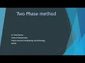 Two Phase method for LPP