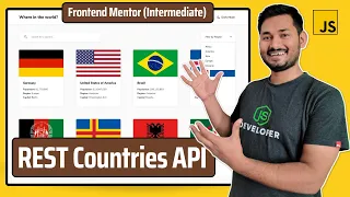 Frontend Mentor REST Countries API Project Part - 1 JavaScript Projects Ep 06