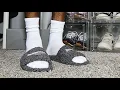 Balenciaga Grey Furry House Slides Unboxing On Foot Review