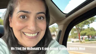 We tried the McDonald's K-pop Demon Hunters Huntrix Meal!! 