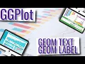 GGPlot GEOM TEXT and GEOM LABEL