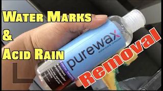 Download How to Remove Acid rain / water marks #PureWax MP3